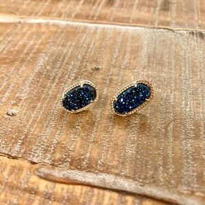 Kendra Scott | Navy Drucy | Stud Earrings